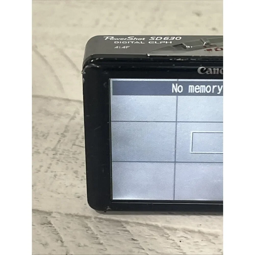 Canon PowerShot SD630 Digital ELPH Camera 6.0MP 3X Zoom Silver Lightweigh Tested